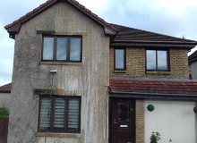 Render Cleaning Scotland Before Photograph